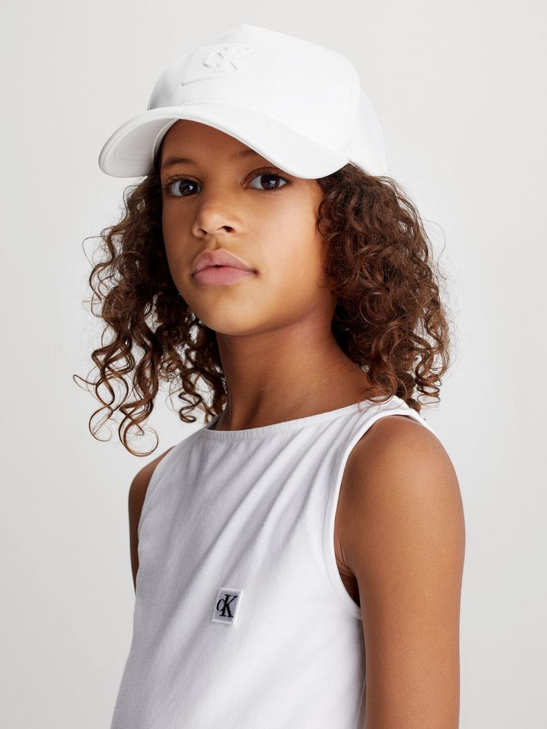 Jockey Niño Embossed Monogram Blanco Calvin Klein-4