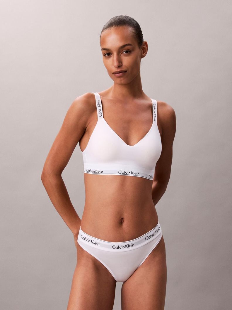Brasier Icon Cotton Modal Blanco Calvin Klein 110 S