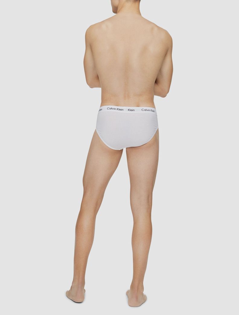 Pack 3 Slips New Cotton Stretch Blanco Calvin Klein-3