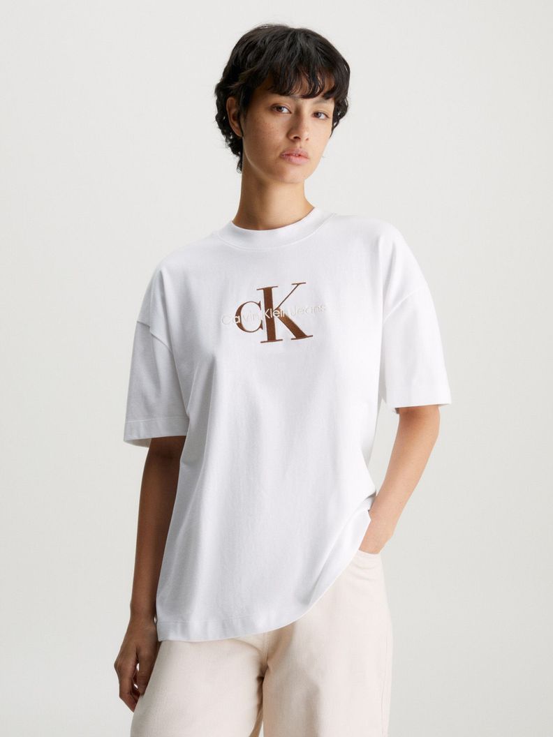 Polera Premium Monologo Blanco