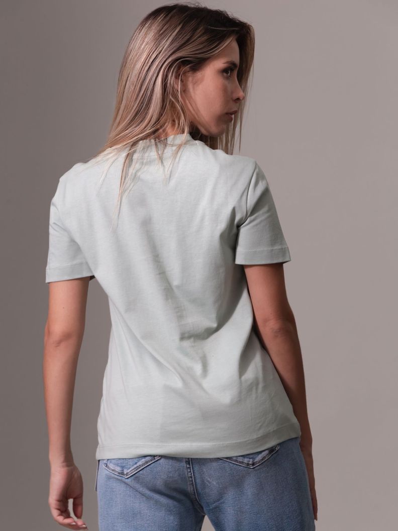 Polera Embroidered Verde Calvin Klein-3