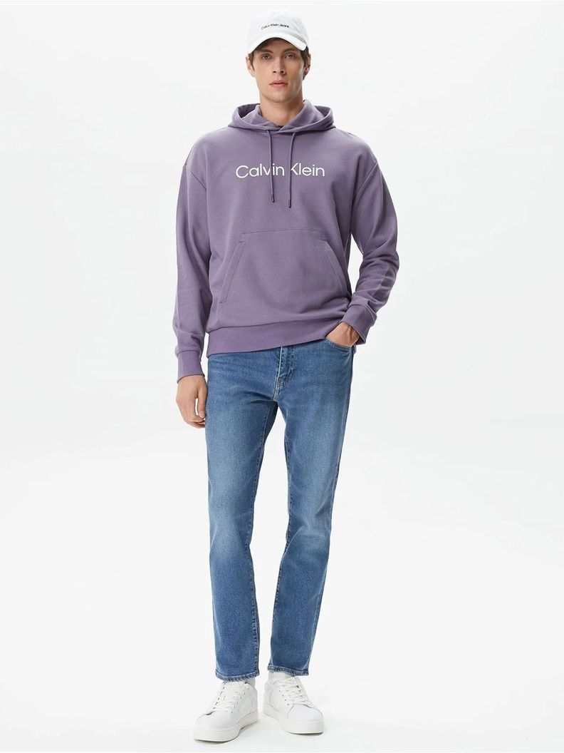 Polerón con Gorro Comfort  Morado Calvin Klein-1