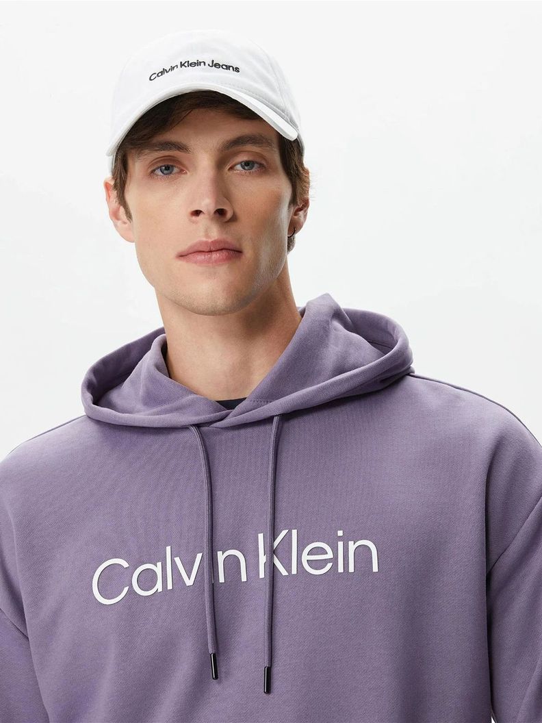 Polerón con Gorro Comfort  Morado Calvin Klein-3