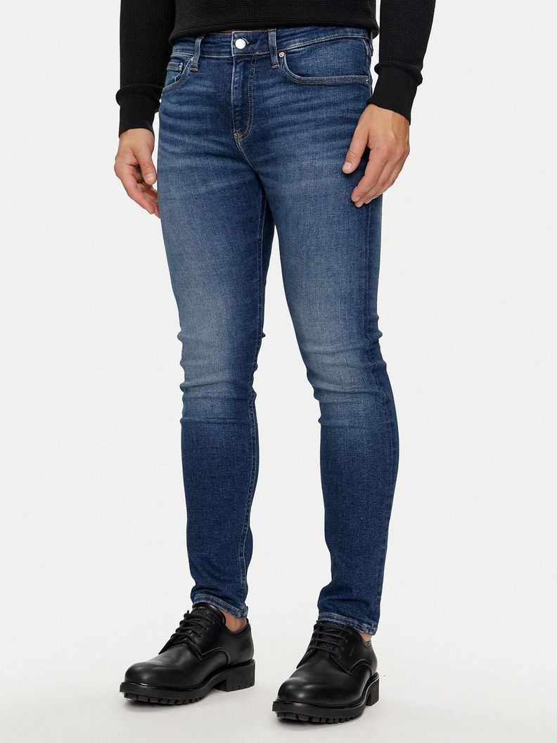 Jeans Skinny Azul 1BJ Calvin Klein-0