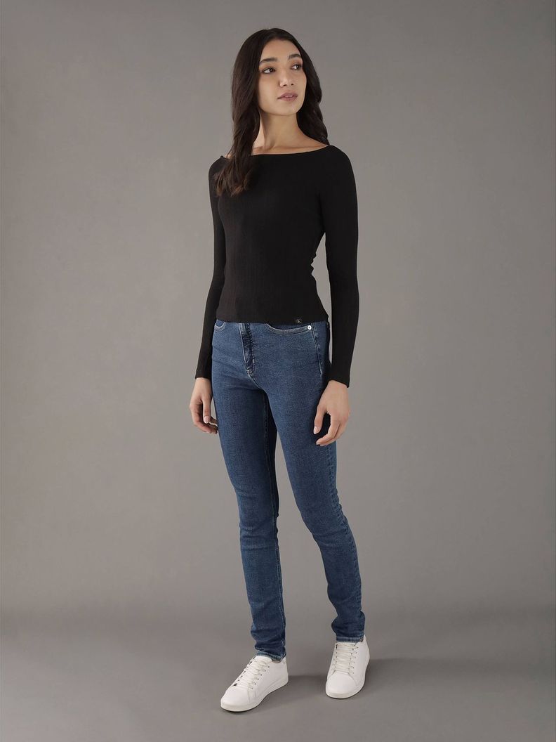 Jeans High Rise A4 Skinny Azul Calvin Klein-1