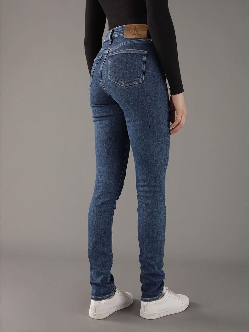 Jeans High Rise A4 Skinny Azul Calvin Klein-2