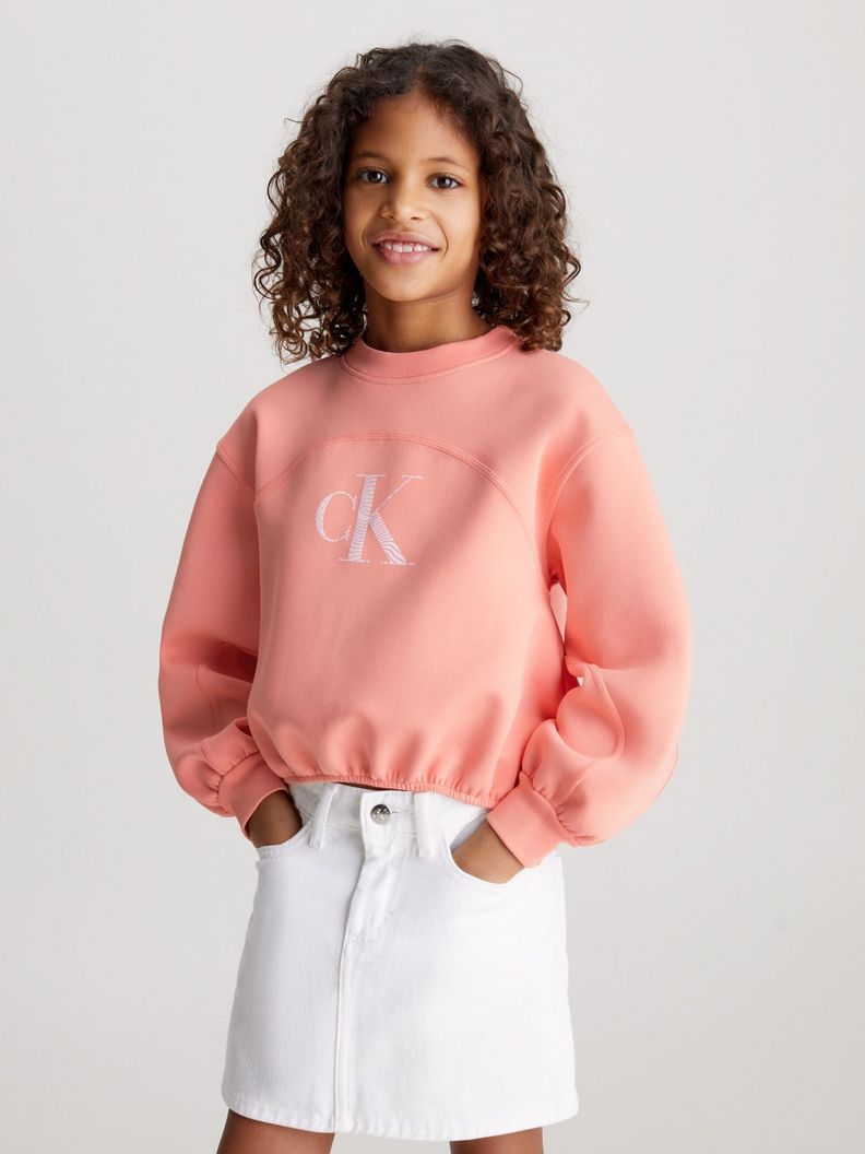 Polerón Niña Iridescent Rosado Calvin Klein-0