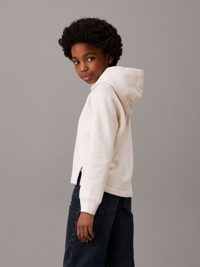 Polerón Niña Colour Logo Gris Calvin Klein-2