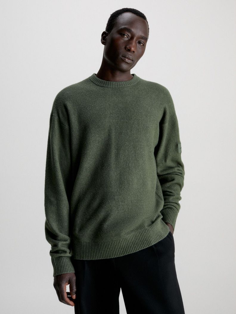 Sweater Lycra Blend Verde Calvin Klein-0
