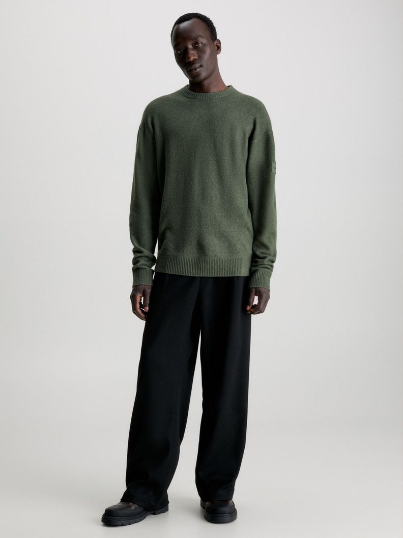 Sweater Lycra Blend Verde Calvin Klein-1