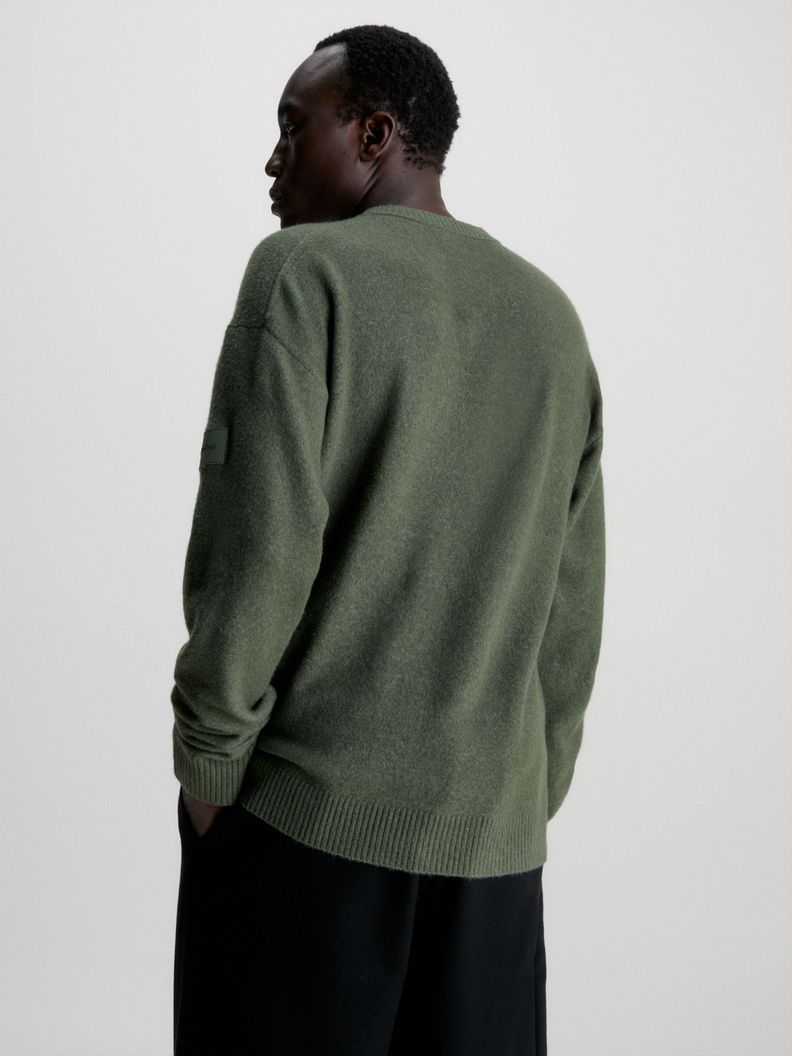 Sweater Lycra Blend Verde Calvin Klein-2