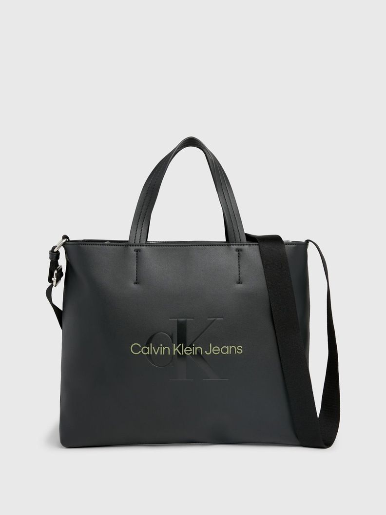 Cartera Tote Sculpted Mini Slim Negro Calvin Klein-0
