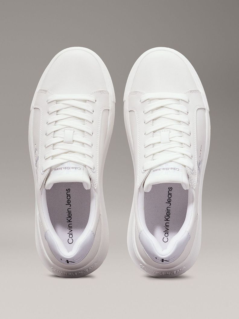 Zapatillas de Cuero Chunky Mono Blanco Calvin Klein-2