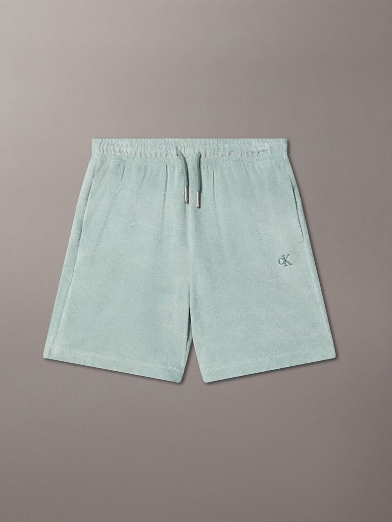 Short Nino Towelling Texture Verde Calvin Klein 6
