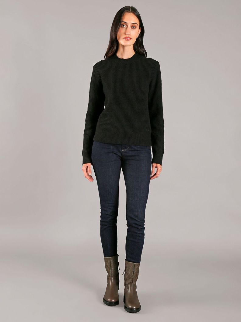Sweater Boucle Rib Negro Calvin Klein-1
