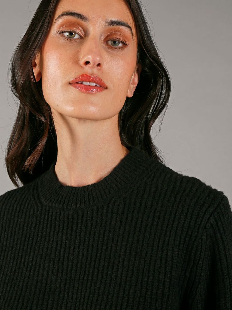 Sweater Boucle Rib Negro Calvin Klein-3