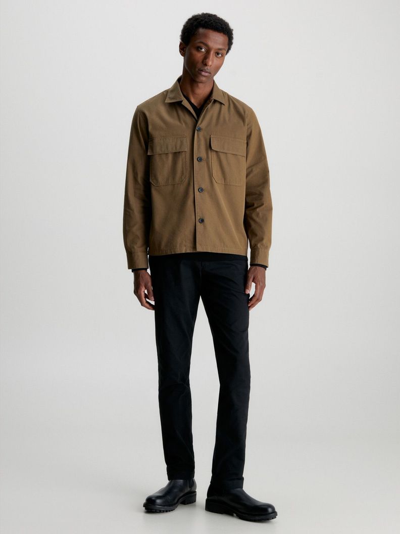 Sobrecamisa Cotton Nylon Café Calvin Klein-1