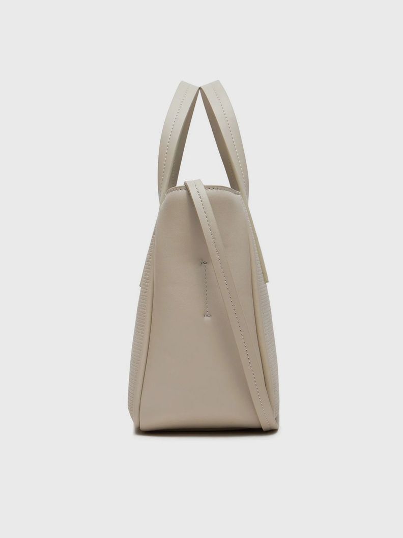Cartera Tote Ck Refine Beige Calvin Klein-2