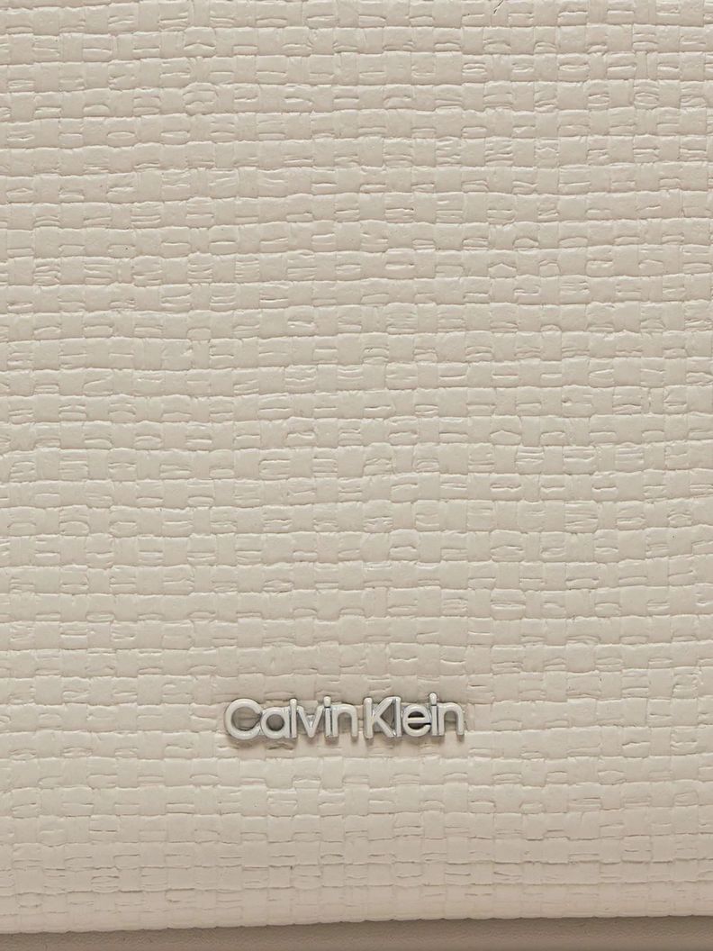 Cartera Tote Ck Refine Beige Calvin Klein-3
