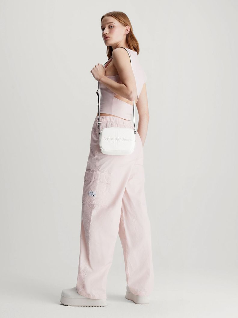 Bandolera Sculpted Mono Blanco Calvin Klein-4