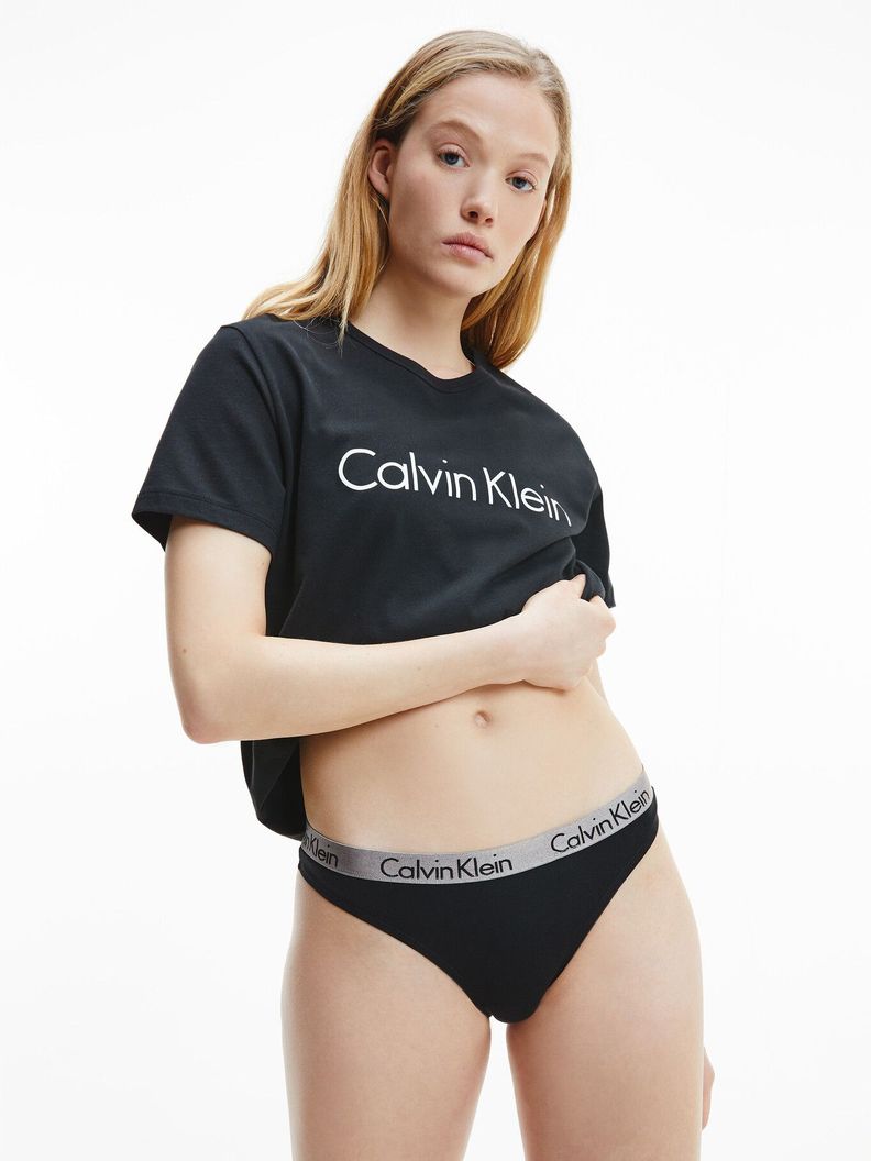 Colaless Cotton Radiant Negro Calvin Klein-1