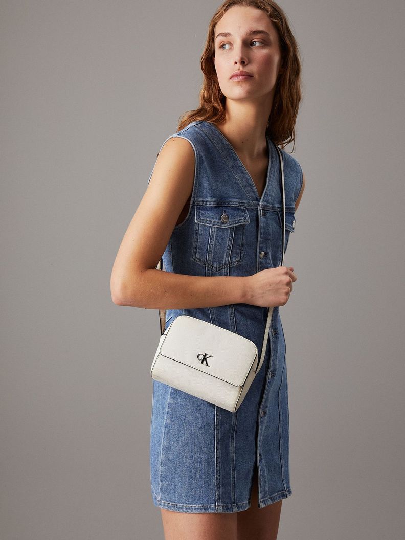 Bandolera Minimal Monogram Blanco Calvin Klein-4
