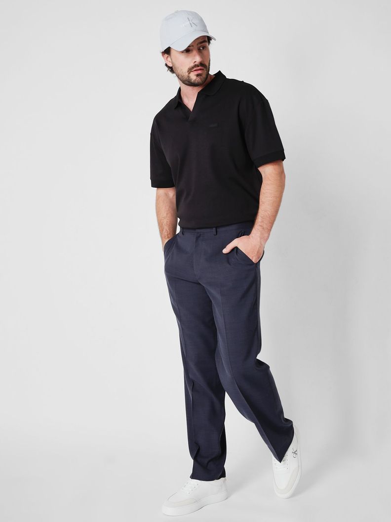 Polo Smooth Open Negro BEH Calvin Klein-1