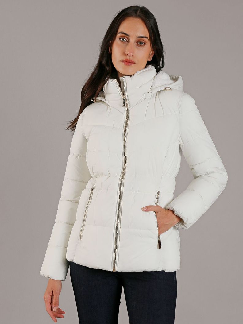 Parka Liquid Stretch Puffer Blanco Calvin Klein-0