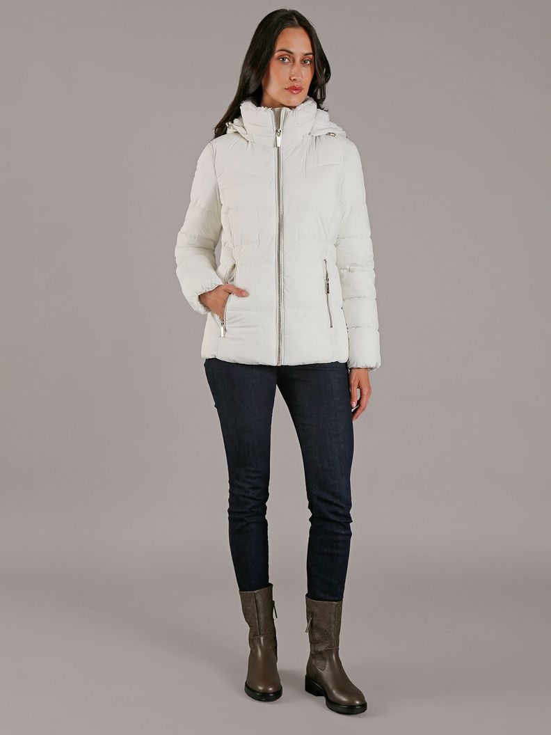 Parka Liquid Stretch Puffer Blanco Calvin Klein-1