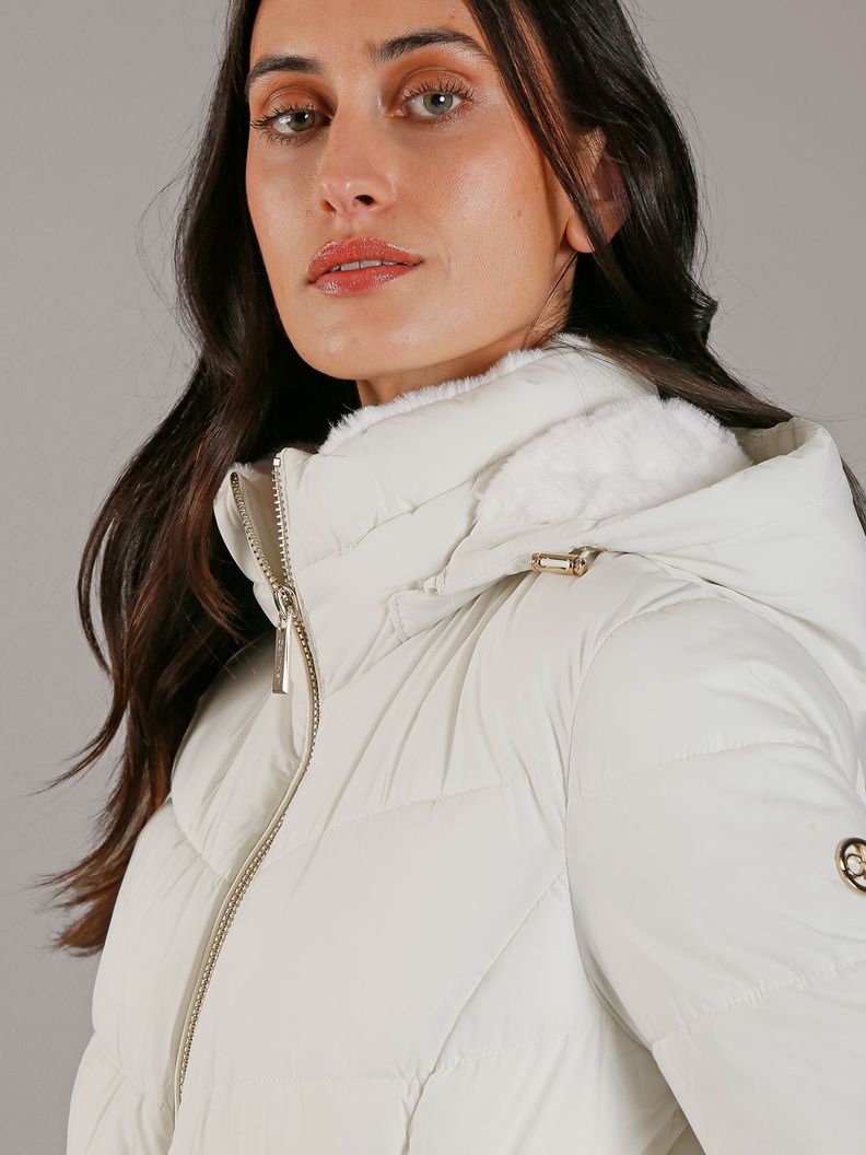 Parka Liquid Stretch Puffer Blanco Calvin Klein-3