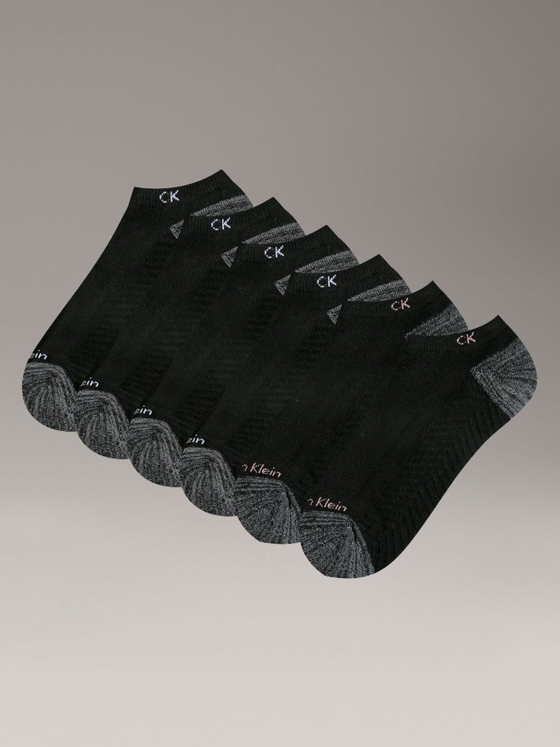 Pack 6 Calcetines Acolchados Terry Negro Calvin Klein-0