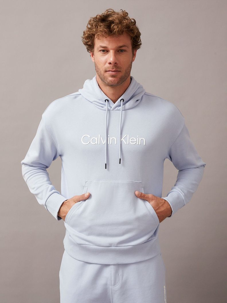 Polerón con Gorro Hero Logo Comfort Azul Calvin Klein-0