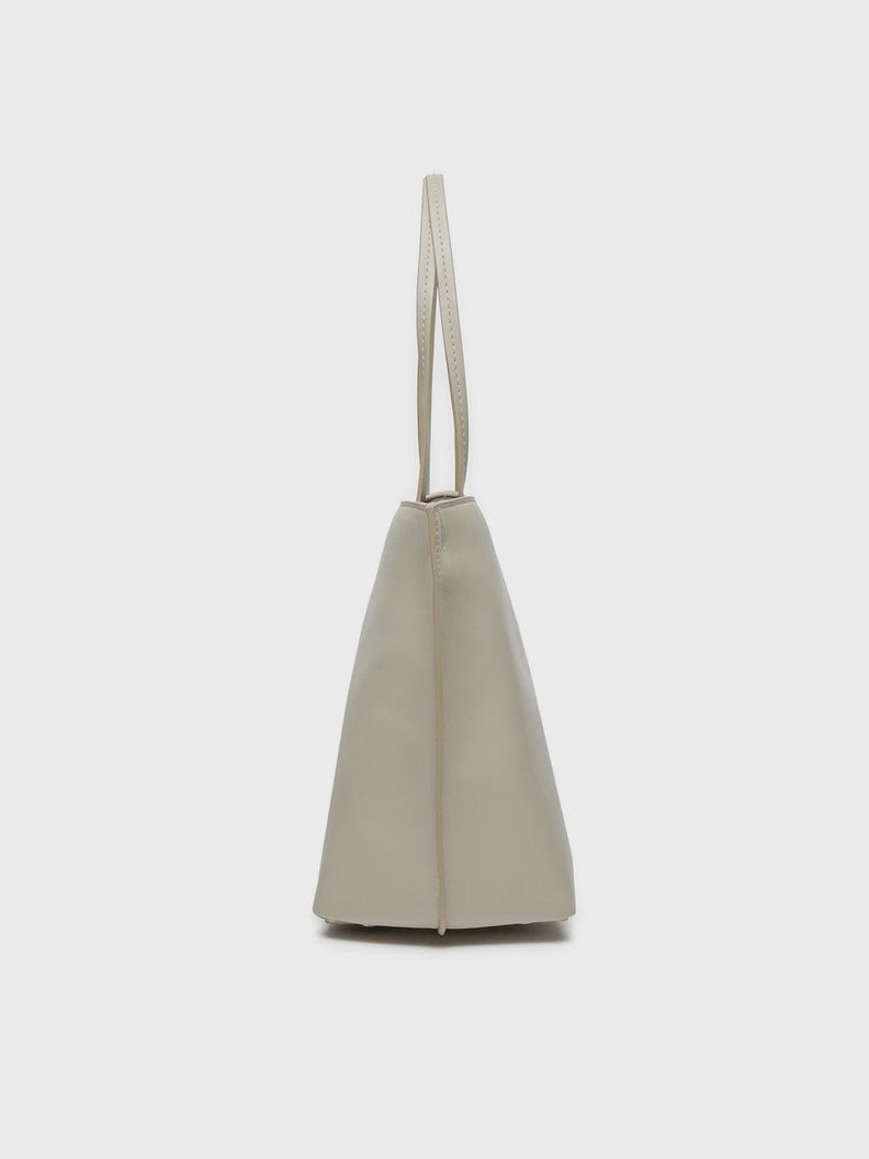 Cartera Mini Tote Quilt Beige Calvin Klein-2