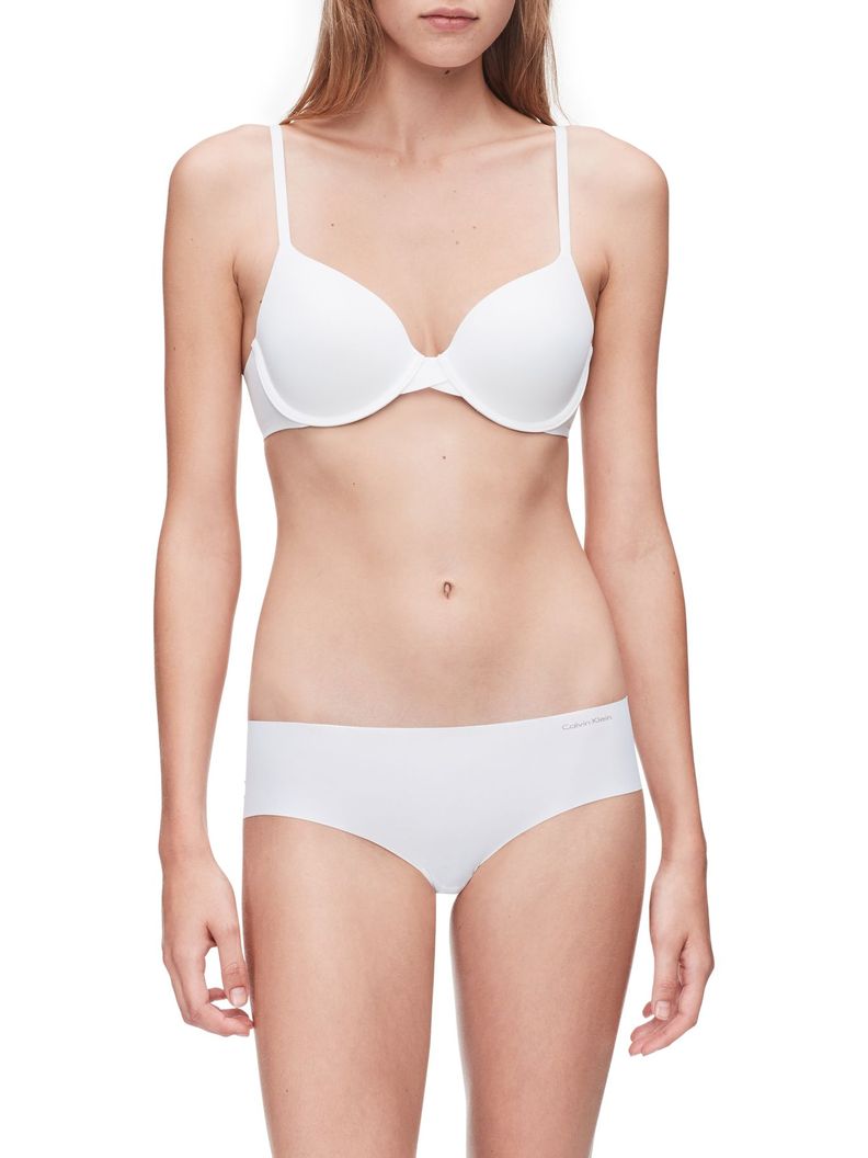 Hipster Invisible Blanco Calvin Klein-2