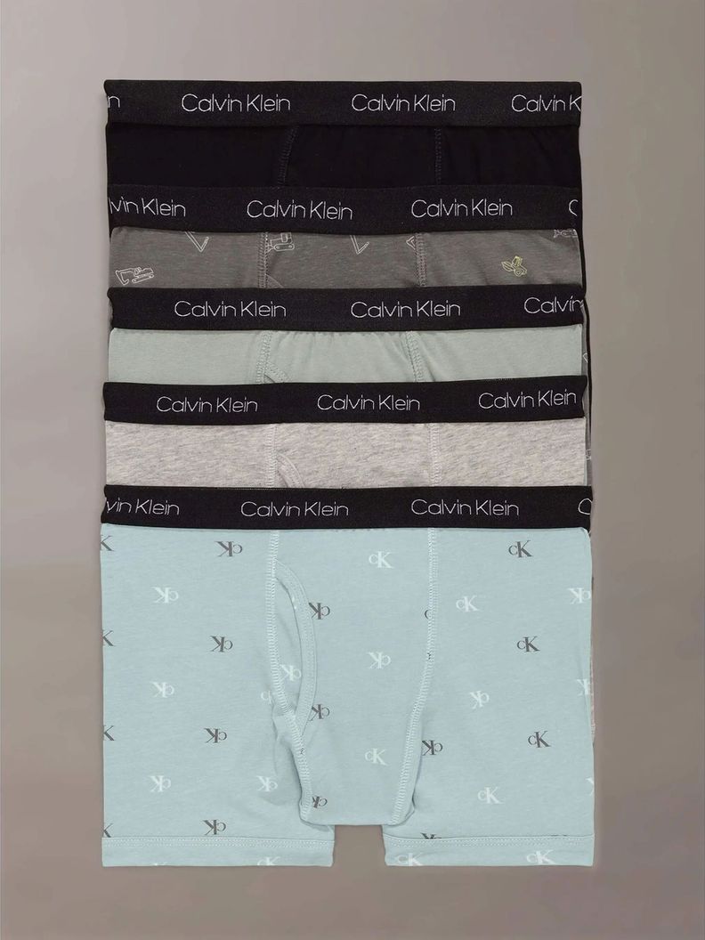 Pack 5 Boxers Nino Cotton Multicolor Calvin Klein Surtido XS