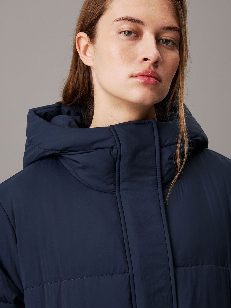 Parka Logo Belt-Puffer Azul Calvin Klein-2