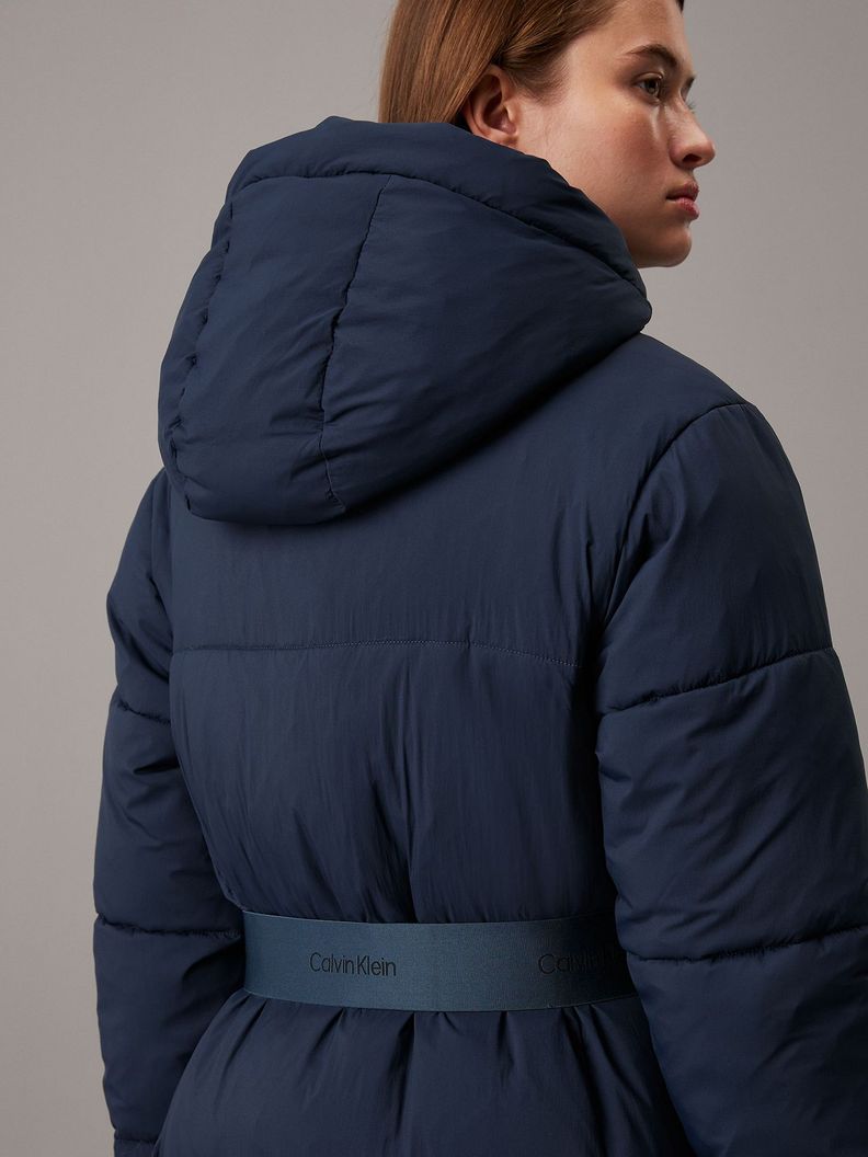 Parka Logo Belt-Puffer Azul Calvin Klein-3