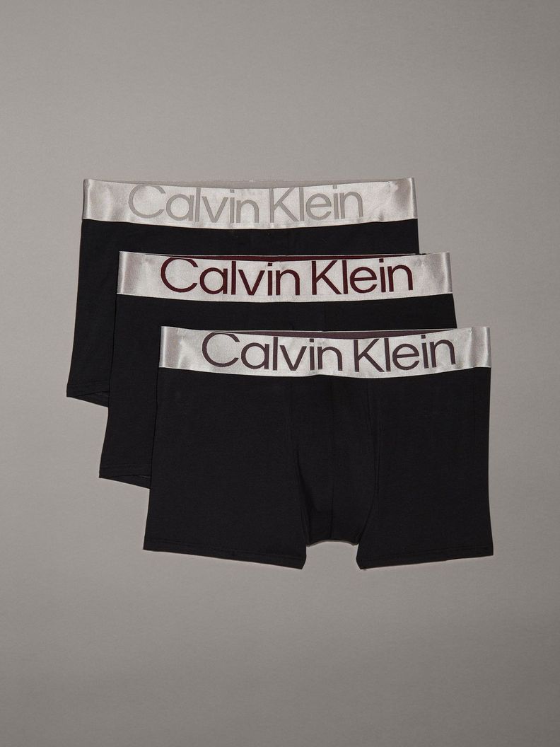 Pack de 3 boxer reconsidered cotton Negro Calvin Klein S