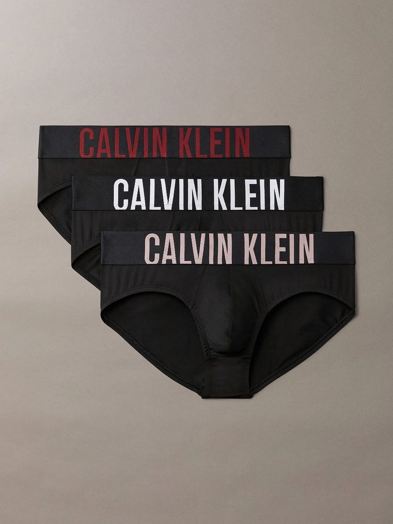 Pack 3 Slips Intense Power Negro 003 Calvin Klein-0