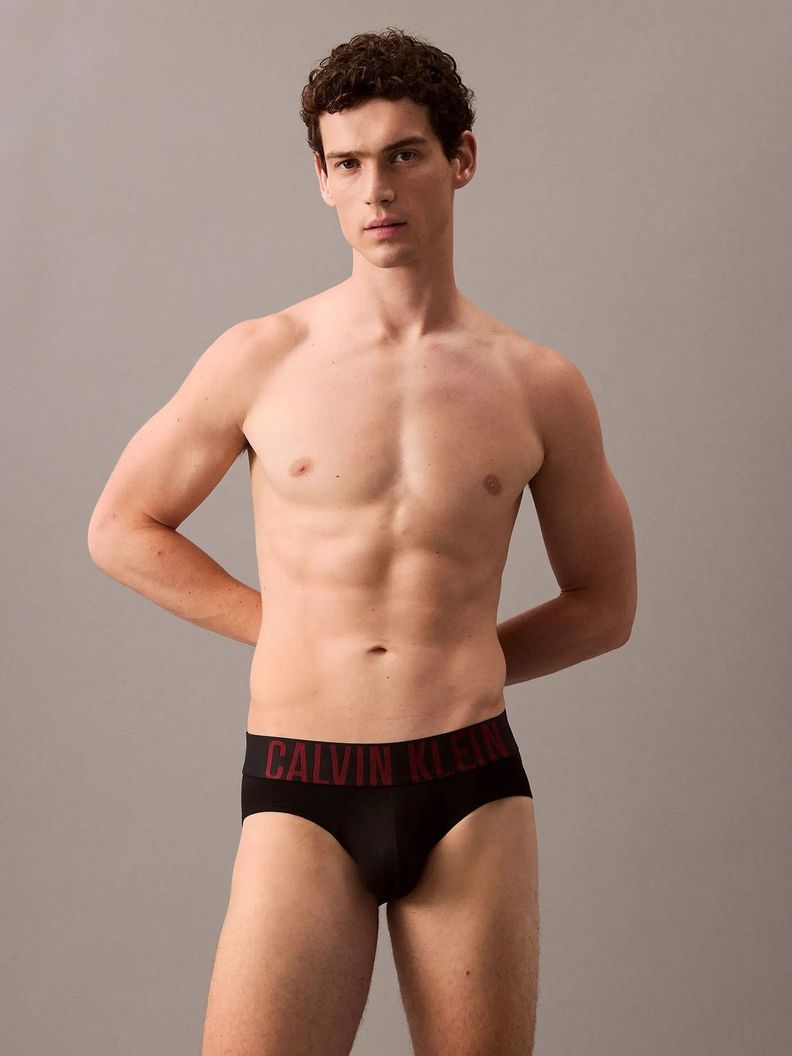 Pack 3 Slips Intense Power Negro 003 Calvin Klein-1