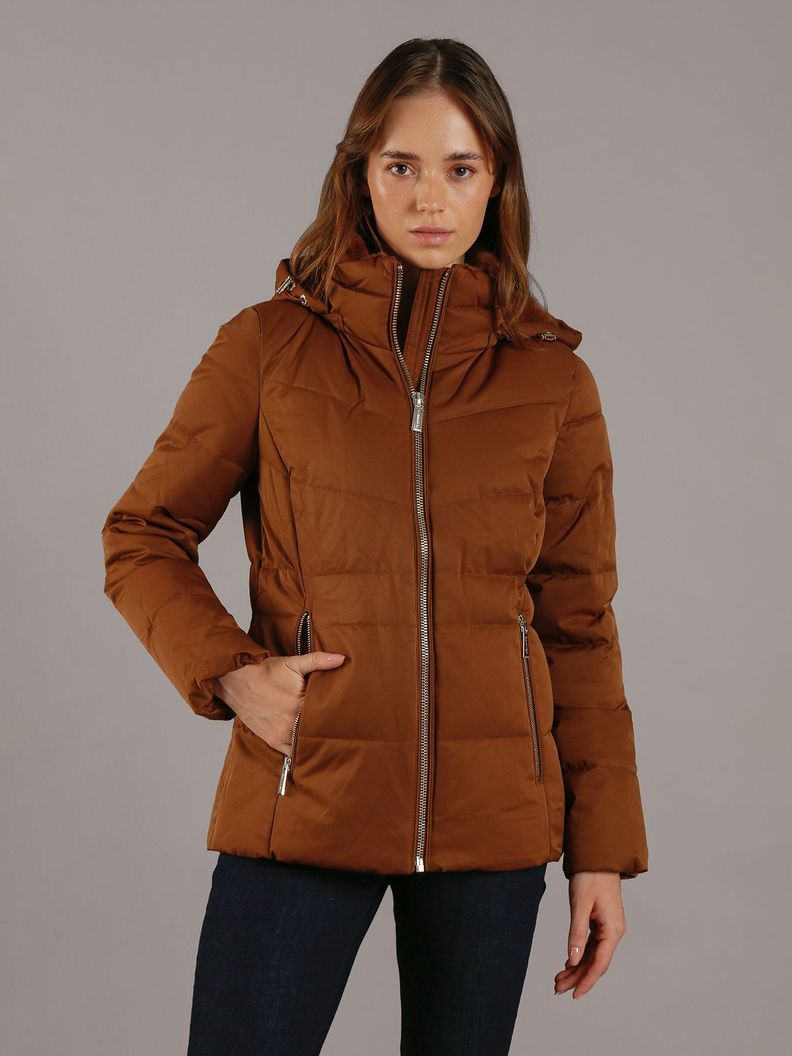 Parka Liquid Stretch Puffer Café Calvin Klein-0