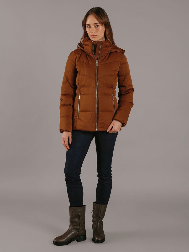 Parka Liquid Stretch Puffer Café Calvin Klein-1