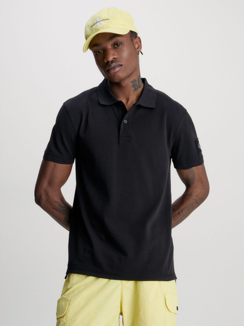 Polo Badge Negro Calvin Klein-0