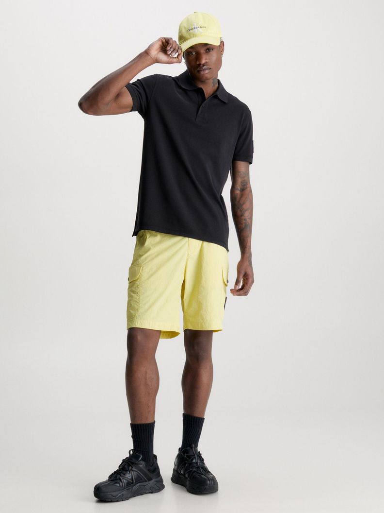 Polo Badge Negro Calvin Klein-1