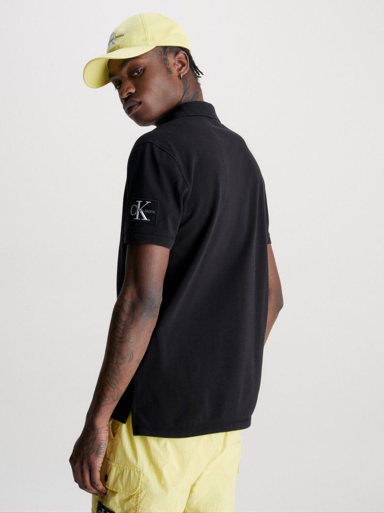 Polo Badge Negro Calvin Klein-2
