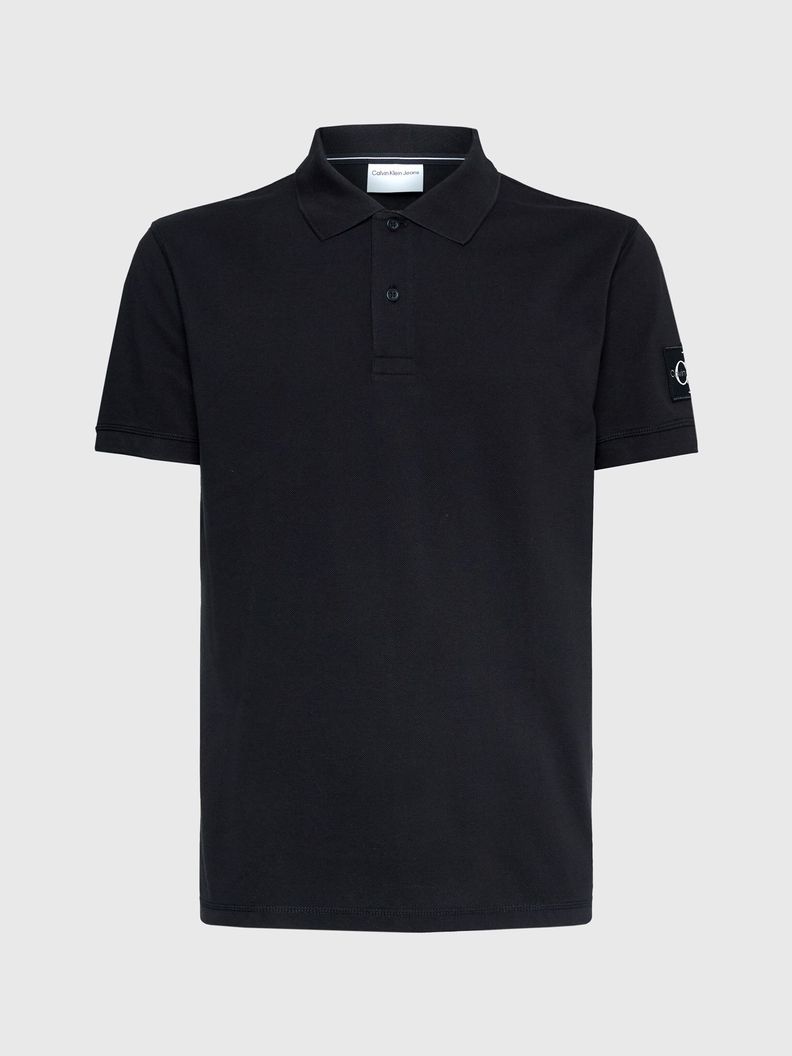 Polo Badge Negro Calvin Klein-4
