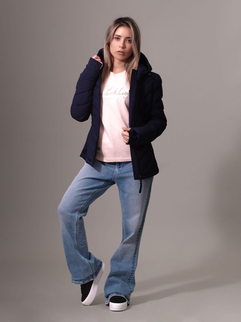 Parka Stretch Packbale Azul Calvin Klein-1