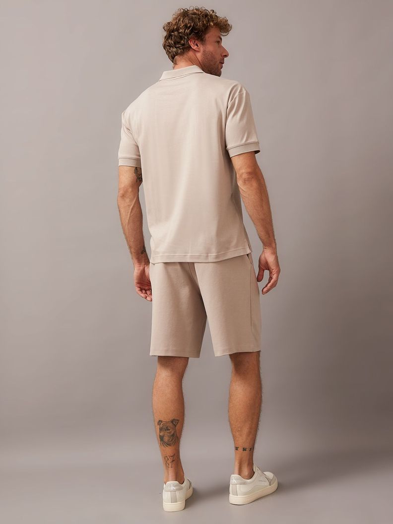 Polo Smooth Cotton Beige Calvin Klein-2