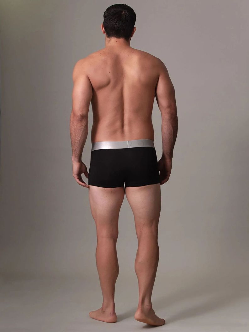 Pack 3 Bóxers Low Rise Trunk Steel Negro Calvin Klein-3