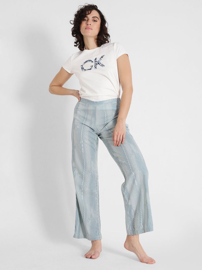 Pantalón de Pijama Celeste Calvin Klein-3